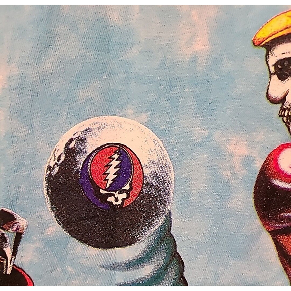 Grateful Dead Shirt Berta Skeleton Golf Washington DC G.D. Tour Bear Size Large - Picture 7 of 16